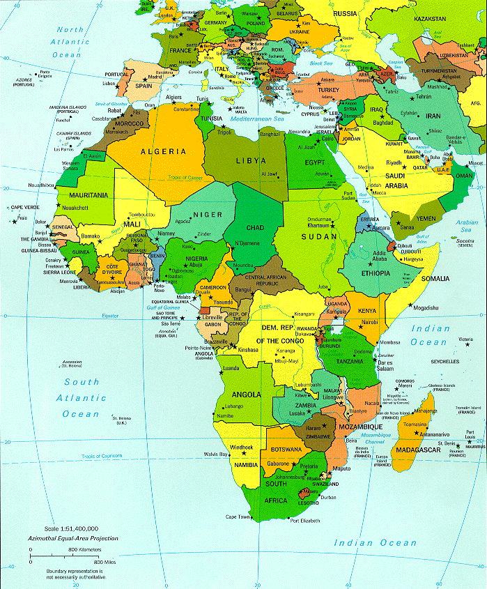 Map of Africa
